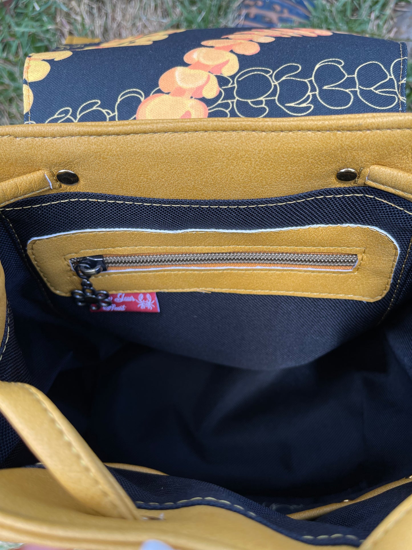 Mustard Puakenikeni Backpack