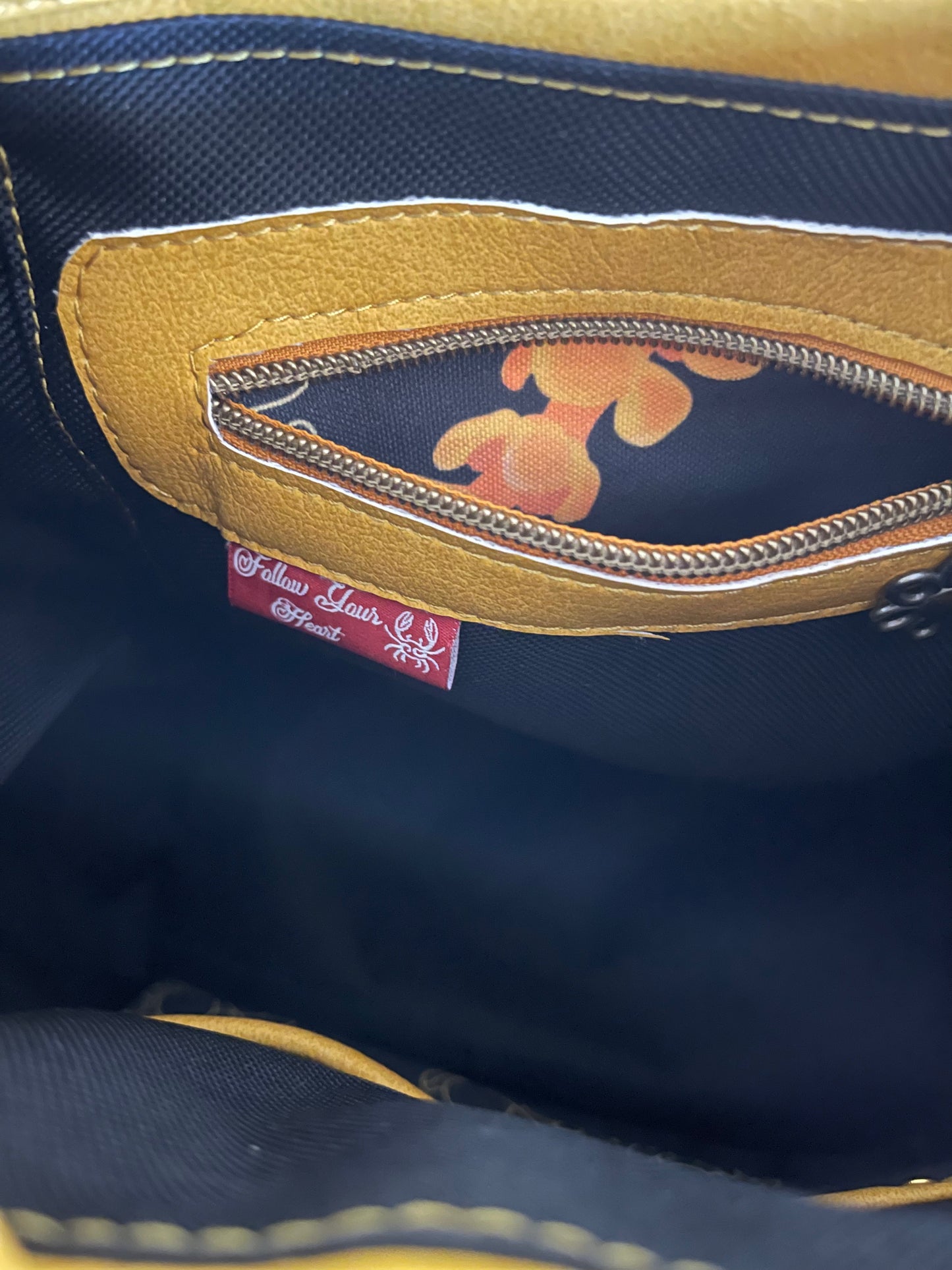 Mustard Puakenikeni Backpack